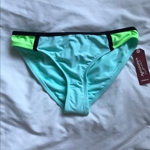 NWT Mint and Lime Green Bikini Bottoms